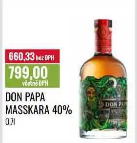 Ratio DON PAPA MASSKARA 40% 0,7l nabídka