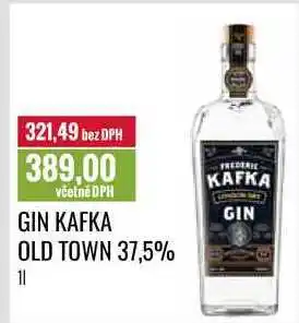 Ratio GIN KAFKA OLD TOWN 37,5% 1l nabídka