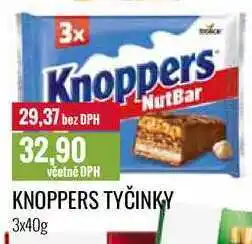 Ratio KNOPPERS TYČINKY 3x40g nabídka