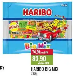 Ratio HARIBO BIG MIX 330g nabídka