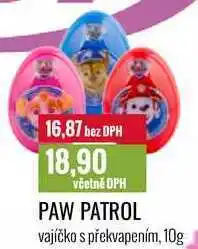 Ratio PAW PATROL vajíčko s překvapením, 10g nabídka