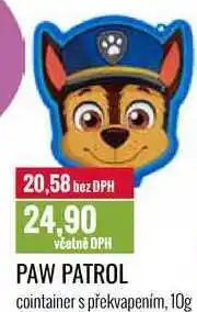 Ratio PAW PATROL cointainer s překvapením, 10g nabídka