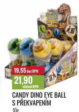 Ratio CANDY DINO EYE BALL S PŘEKVAPENÍM 10g nabídka