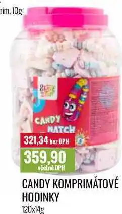 Ratio CANDY KOMPRIMÁTOVÉ HODINKY 120x14g nabídka