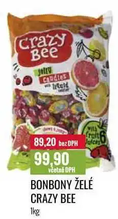 Ratio BONBONY ŽELÉ CRAZY BEE 1kg nabídka