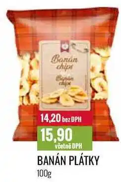 Ratio BANÁN PLÁTKY 100g nabídka