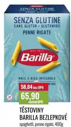 Ratio TĚSTOVINY BARILLA BEZLEPKOVÉ 400g nabídka