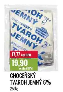 Ratio CHOCEŇSKÝ TVAROH JEMNÝ 6% 250g nabídka