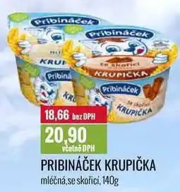 Ratio PRIBINÁČEK KRUPIČKA 140g nabídka