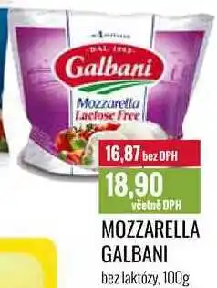 Ratio MOZZARELLA GALBANI bez laktózy, 100g nabídka