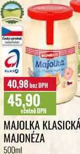 Ratio MAJOLKA KLASICKÁ, MAJONÉZA 500ml nabídka