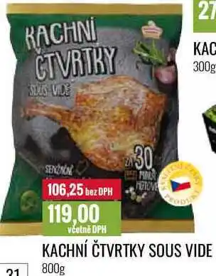 Ratio KACHNÍ ČTVRTKY SOUS VIDE 800g nabídka