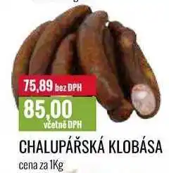 Ratio CHALUPÁŘSKÁ KLOBÁSA cena za 1Kg nabídka