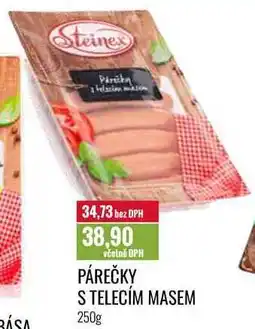 Ratio PÁREČKY S TELECÍM MASEM 250g nabídka