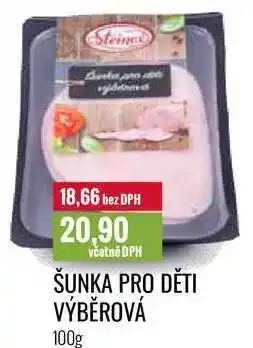 Ratio ŠUNKA PRO DĚTI VÝBĚROVÁ 100g nabídka