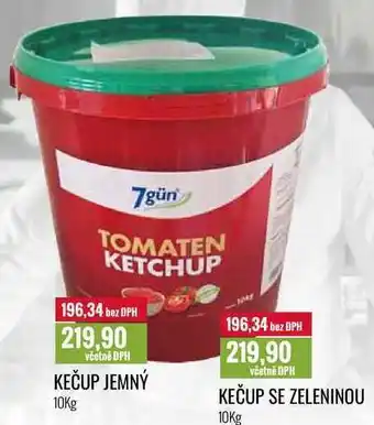 Ratio KEČUP JEMNÝ/KEČUP SE ZELENINOU 10Kg nabídka