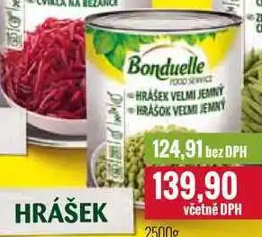 Ratio Bonduelle hrášek 2500g nabídka