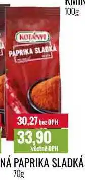 Ratio PAPRIKA SLADKÁ 70g nabídka