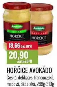 Ratio HOŘČICE AVOKÁDO 288g-310g nabídka