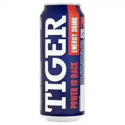 Ratio Tiger Energy drink 500ml, vybrané druhy nabídka