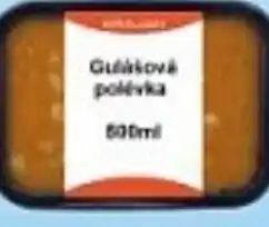 Brněnka Gulášová polévka nabídka