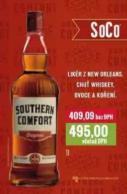 Ratio SOUTHERN COMFORT 1l nabídka