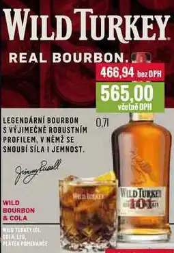 Ratio WILD TURKEY 0,7l nabídka