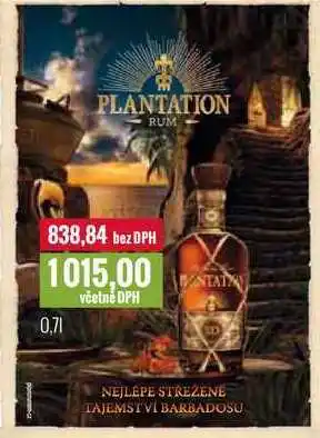 Ratio PLANTATION RUM 0,7l nabídka