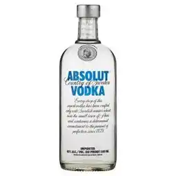 Ratio Absolut vodka 500ml nabídka