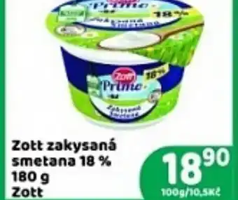 Brněnka Zott zakysaná smetana 18 % nabídka