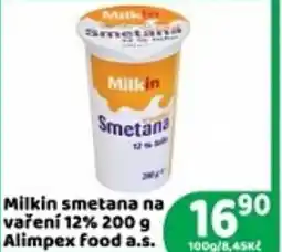 Brněnka Milkin smetana na vaření 12% nabídka