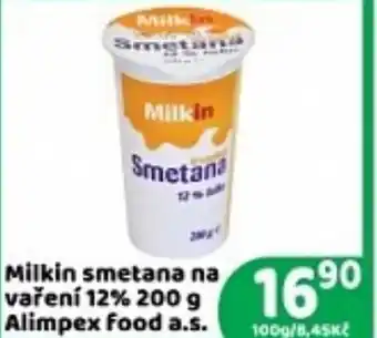 Brněnka Milkin smetana na vaření 12% nabídka