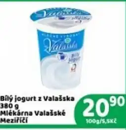 Brněnka Bily jogurt z valašska nabídka