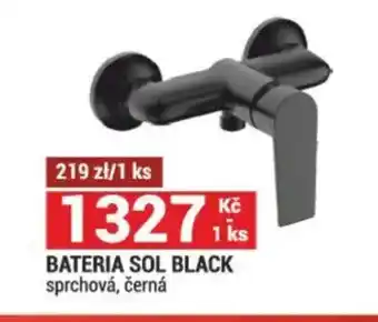 Merkury Market Bateria sol black sprchová, černá nabídka