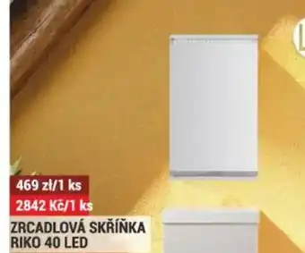 Merkury Market Zrcadlová skříňka riko 40 led nabídka