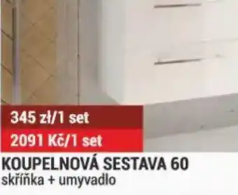 Merkury Market Koupelnová sestava 60 skříňka + umyvadlo nabídka