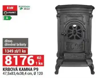 Merkury Market Krbová kamna P9 nabídka