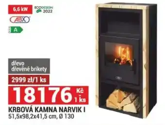 Merkury Market Krbová kamna narvik I nabídka