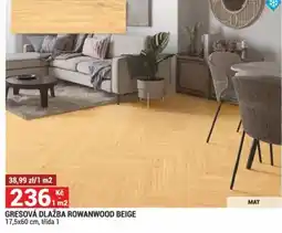 Merkury Market Gresová dlažba rowanwood beige nabídka