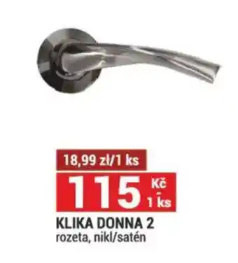 Merkury Market Klika donna 2 rozeta, nikl/satén nabídka