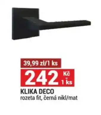 Merkury Market Klika deco rozeta fit, černá nikl/mat nabídka