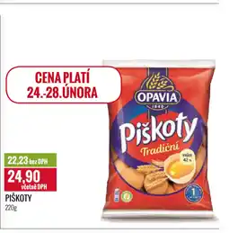 Ratio OPAVIA Piškoty nabídka