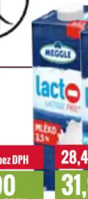 Ratio MEGGLE Lactose free mléko 3,5% nabídka