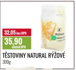 Ratio Těstoviny natural rýžové nabídka