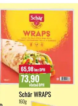 Ratio Schär Wraps nabídka