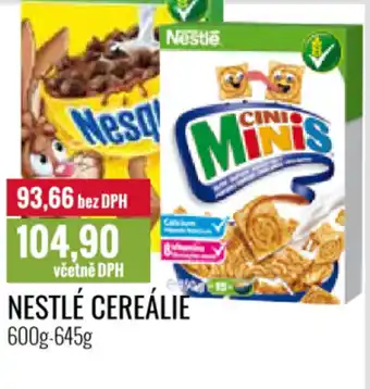 Ratio NESTLÉ Cerealie nabídka