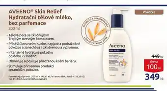 Benu Aveeno skin relief nabídka