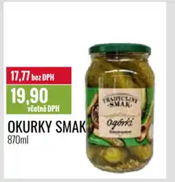 Ratio Okurky smak nabídka