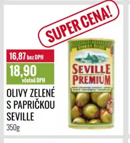 Ratio Olivy zelené s papričkou Seville nabídka