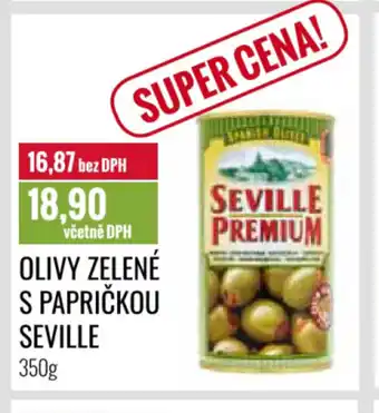 Ratio Olivy zelené s papričkou Seville nabídka